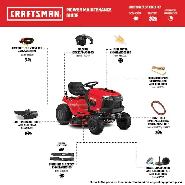 CRAFTSMAN T100 11.5 HP Riding Lawn Mower