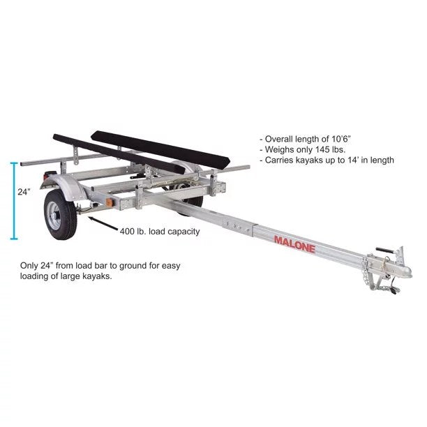 EcoLight Kayak Trailer For One
